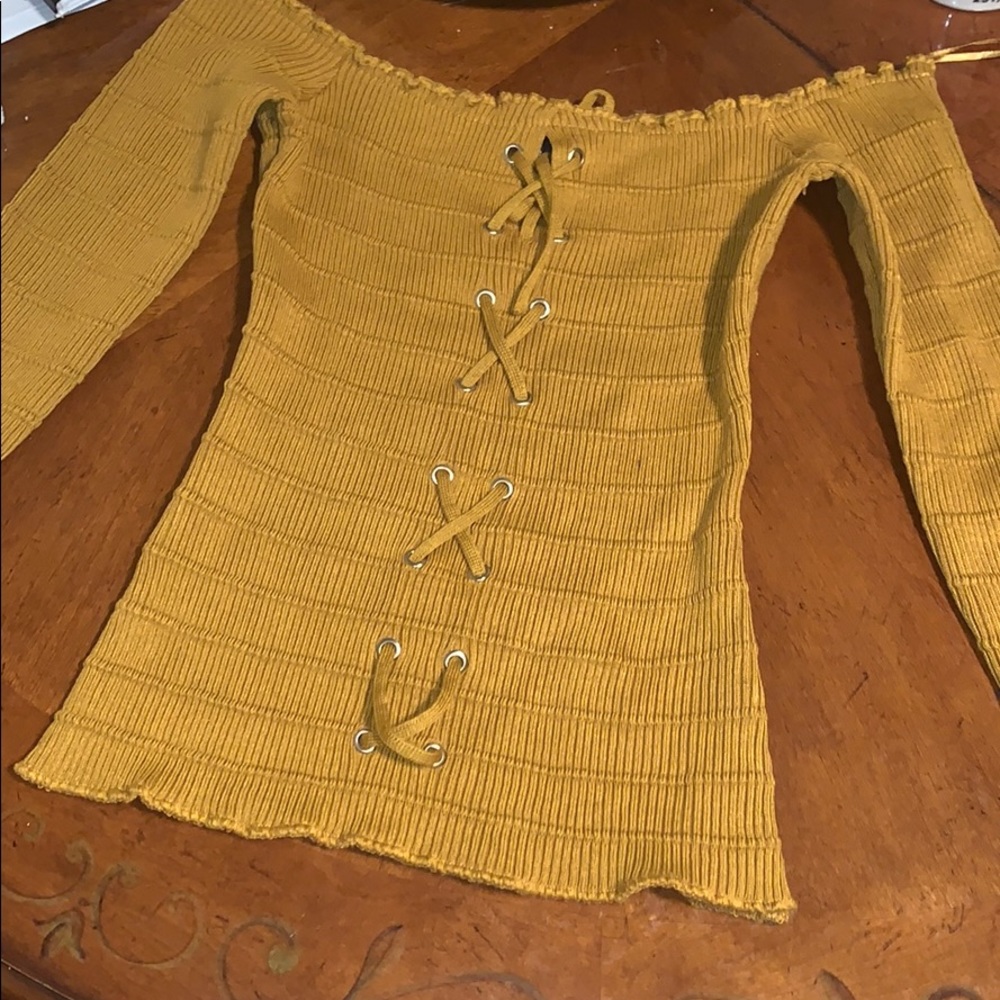 Lace Up Top